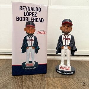 NEW IN BOX SGA Atlanta Braves Pitcher Reynaldo López Bobblehead 2025